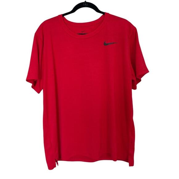 NIKE Men's Dri-Fit Superset Breathe Training T-shirt Red Size XL AJ8021 Tee Dry - Picture 3 of 9
